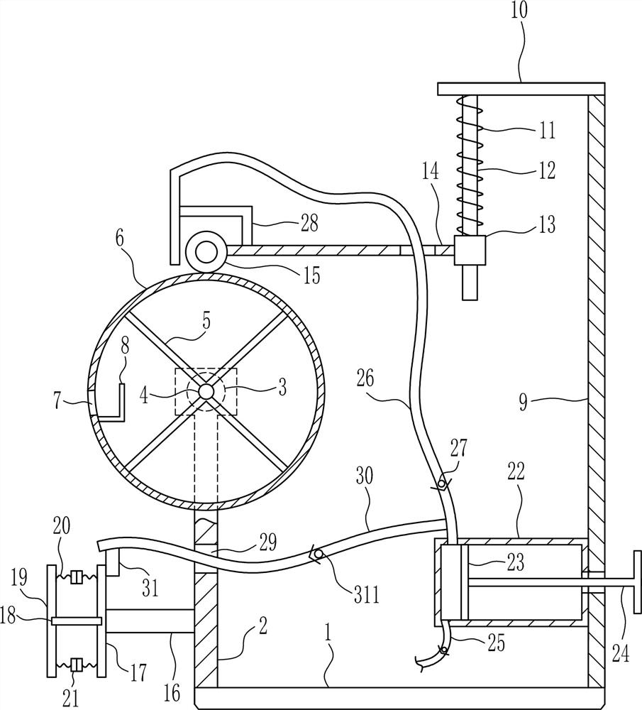 A kind of pleated cloth processing equipment