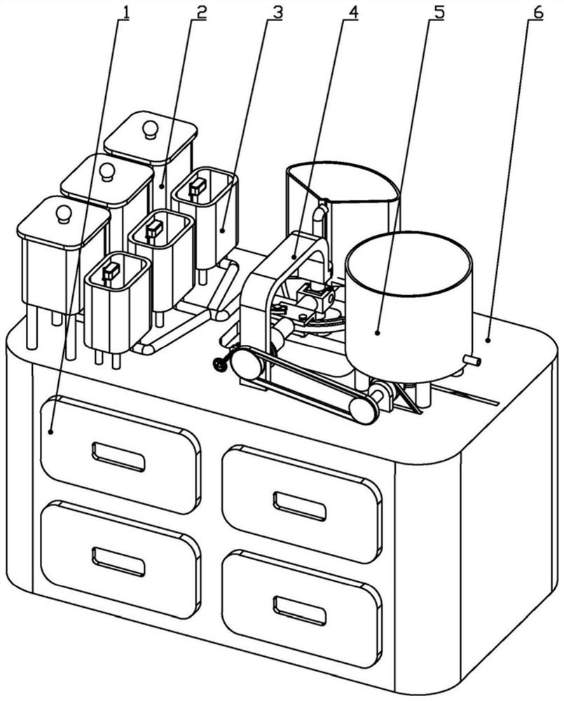 A kind of pharmaceutical spray preparation liquid mixing device