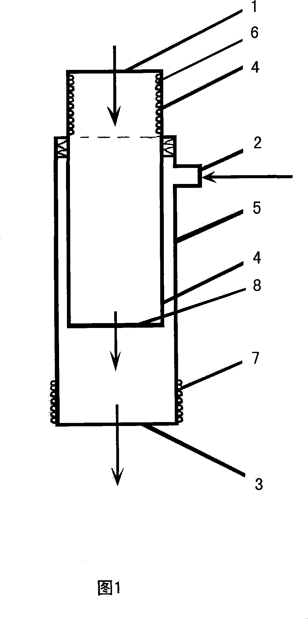 Solid powder particle dissolution dispersing device
