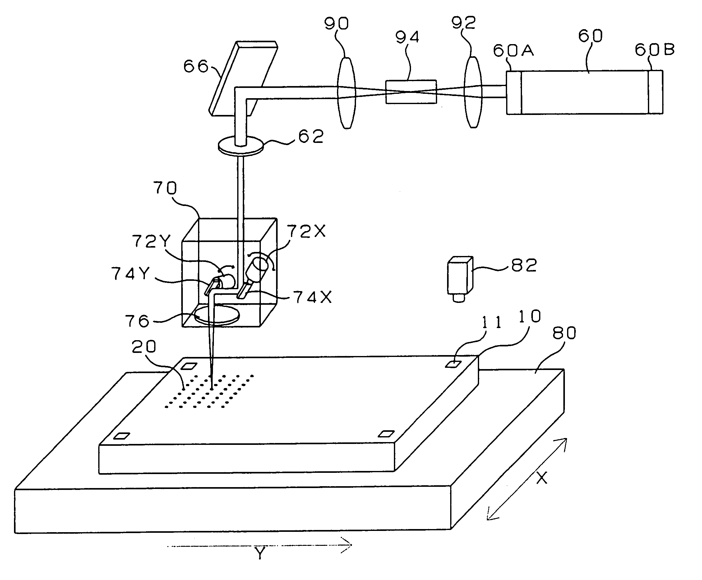 Laser machining apparatus, and apparatus and method for manufacturing a multilayered printed wiring board