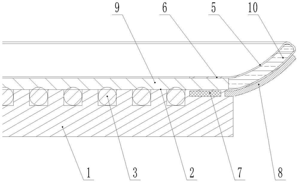 Method and device for simulating pavement