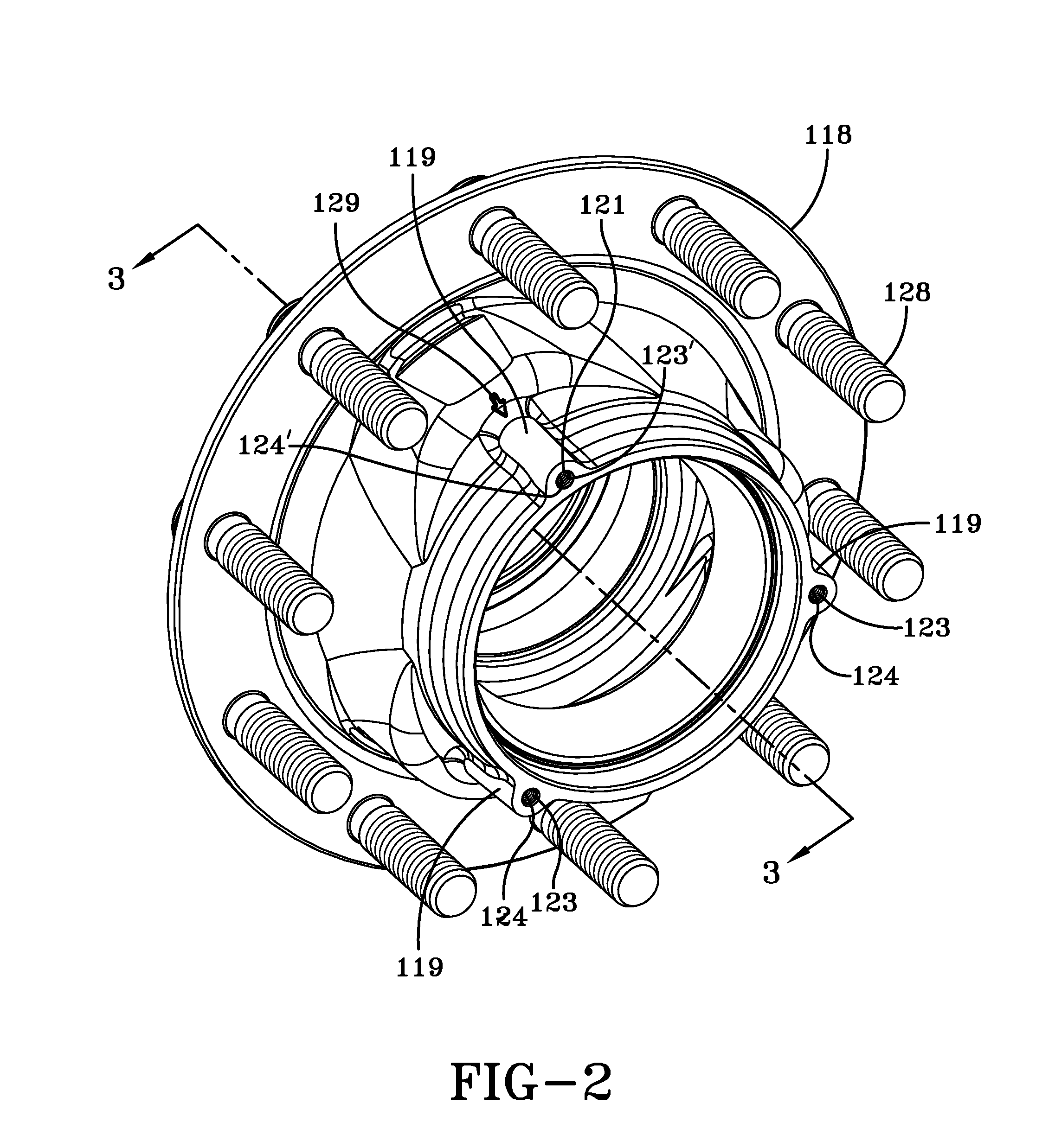 Wheel hub with lubricant fill port