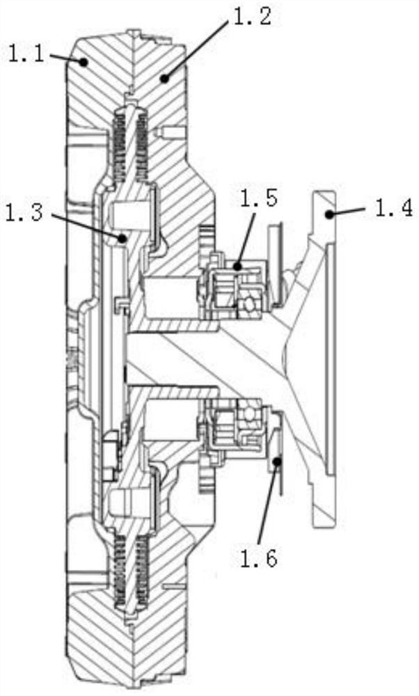 Heat dissipation silicone oil clutch