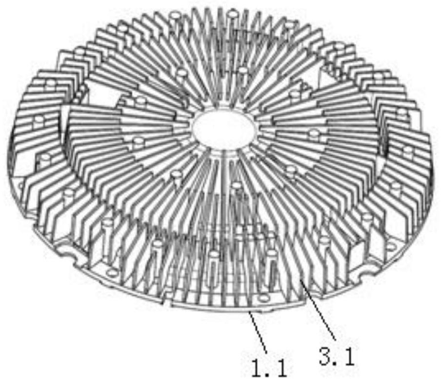 Heat dissipation silicone oil clutch