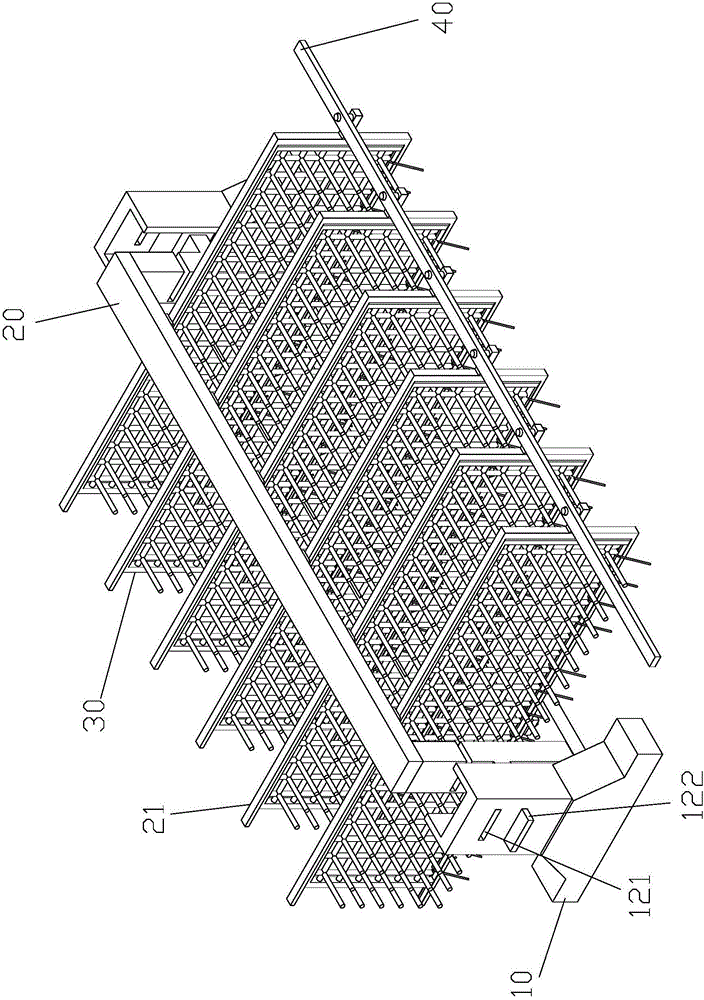 Scheme special for picking cocoons from square cocooning frame