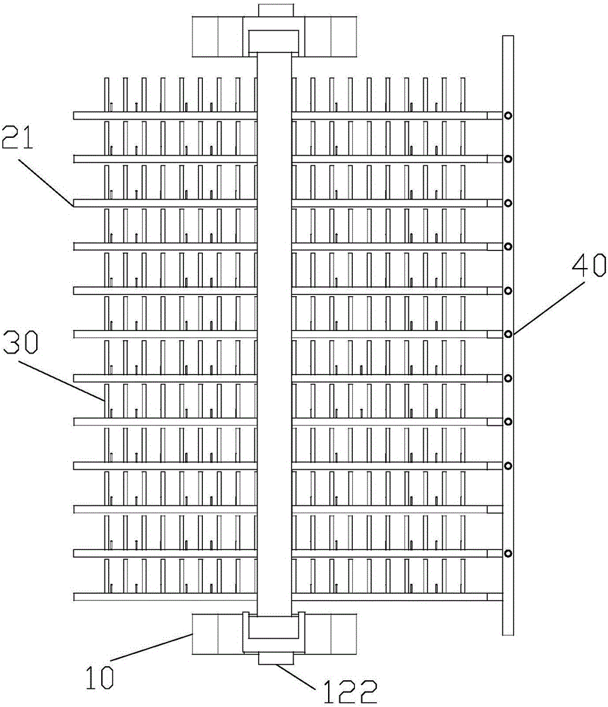 Scheme special for picking cocoons from square cocooning frame