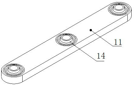 Flexible telescopic mechanism and bridge telescopic device for bridges