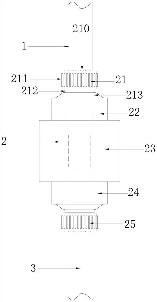 Cable lap joint device