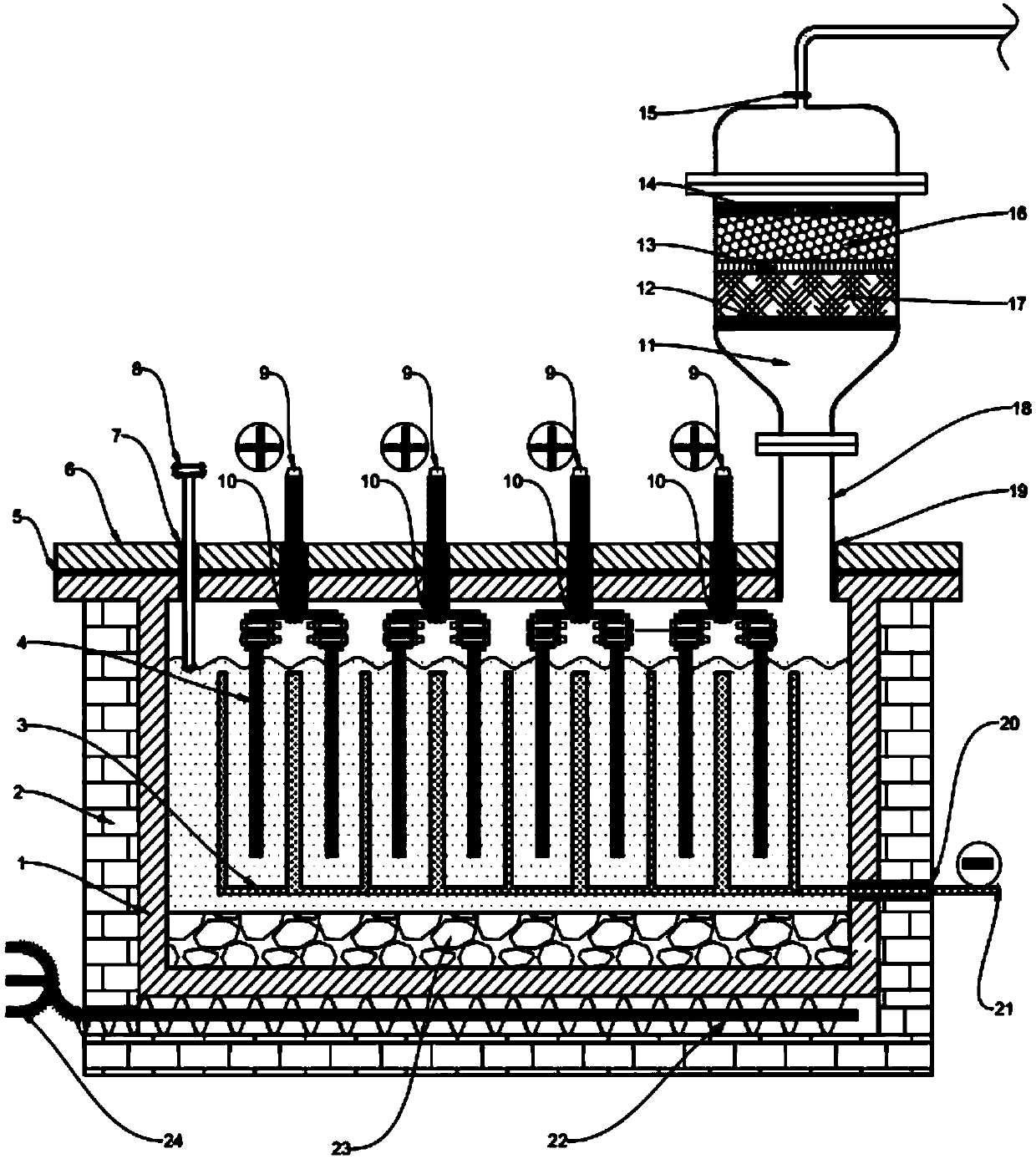 Synthesis of high purity tungsten hexafluoride using metal tungsten as anodic electrolytic molten salt