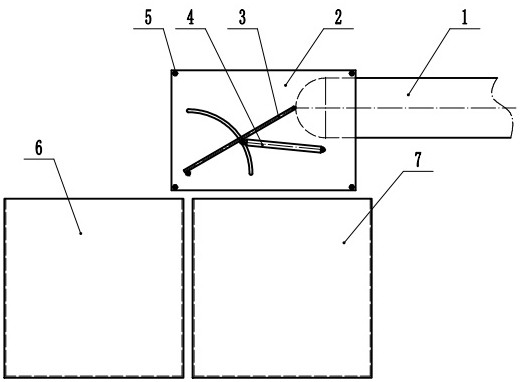 Time-control turning plate type cap opening separating mechanism, separating method and air cylinder control system of time-control turning plate type cap opening separating mechanism