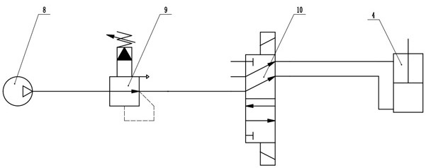 Time-control turning plate type cap opening separating mechanism, separating method and air cylinder control system of time-control turning plate type cap opening separating mechanism