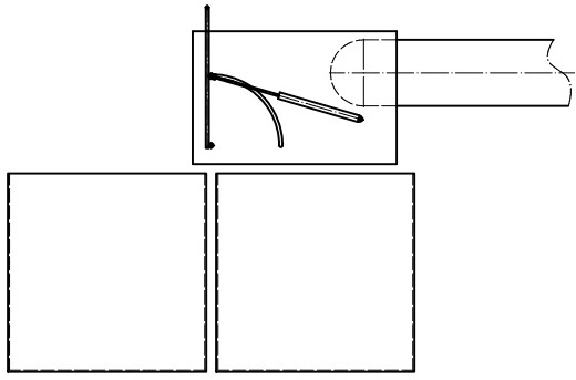 Time-control turning plate type cap opening separating mechanism, separating method and air cylinder control system of time-control turning plate type cap opening separating mechanism