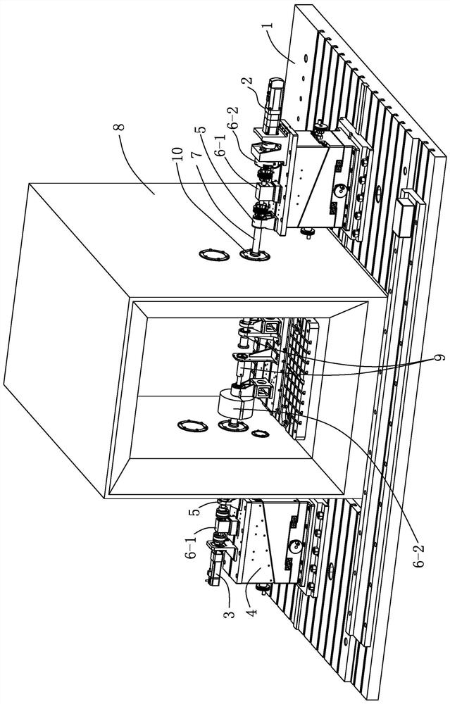 A high and low temperature test device for transmission efficiency