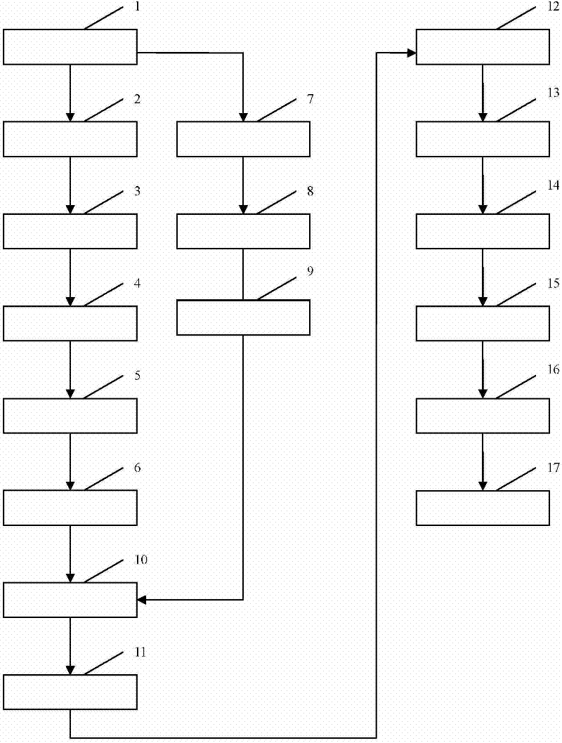 Method for producing color intrigue blue-and-white ceramic tile