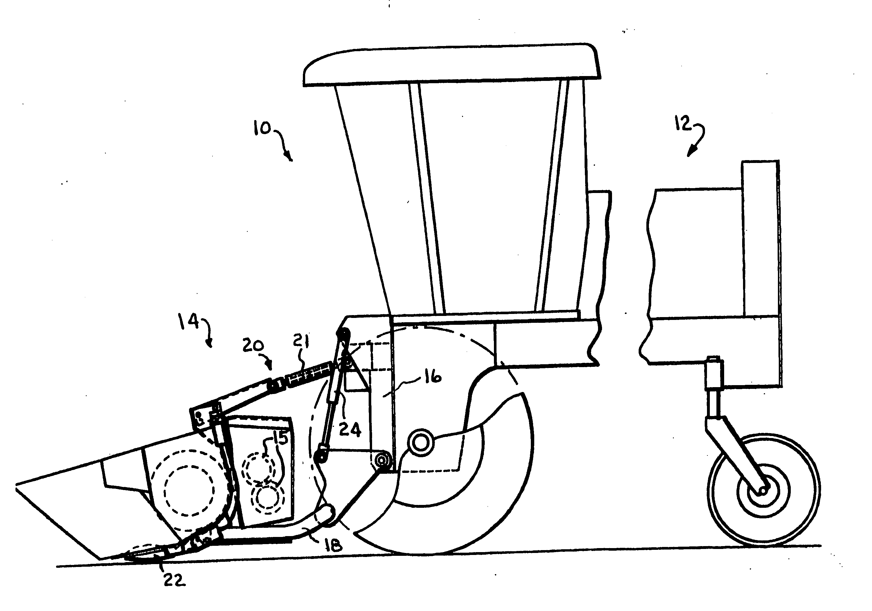 Independent hydraulic header lift and flotation system