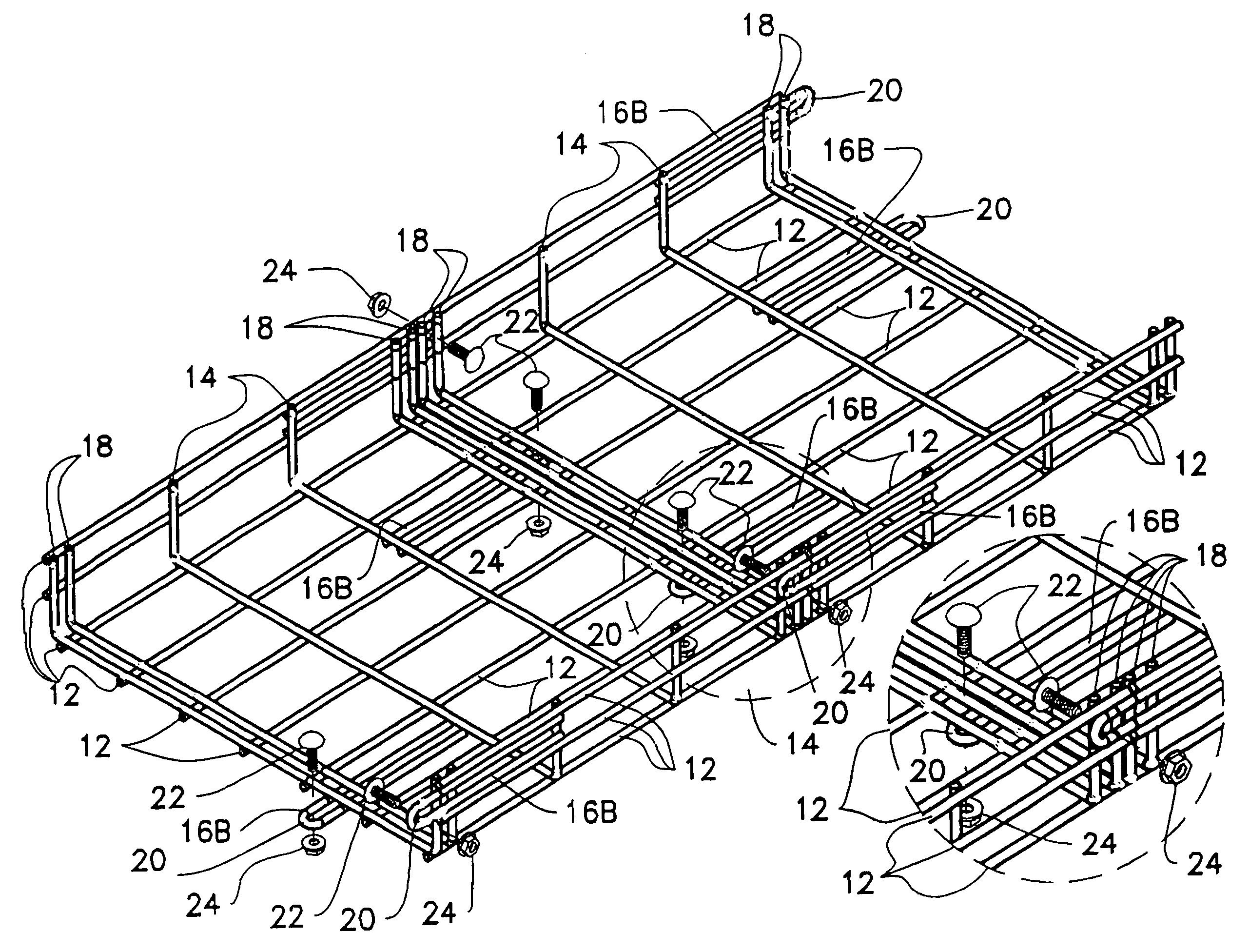 Cable tray assemblies
