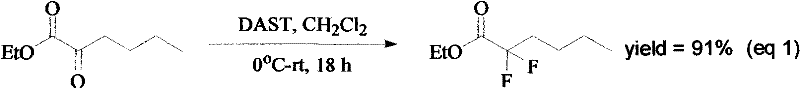 Synthesis method of ethyl 2,2-difluorohexanoate