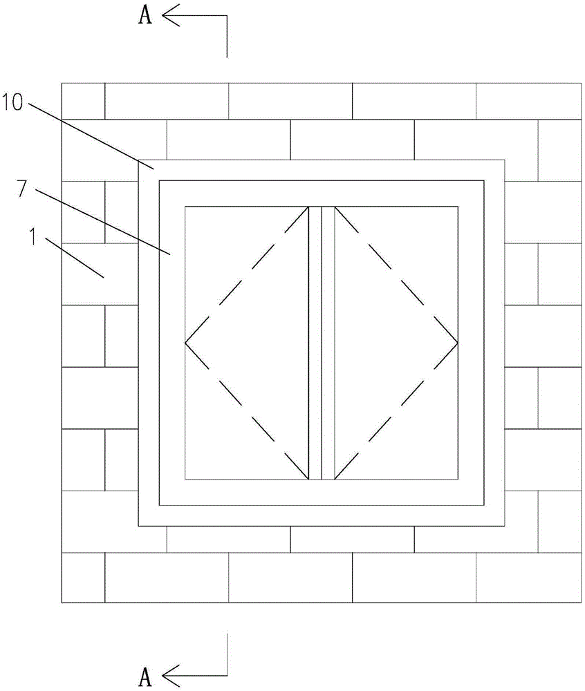 Door and window cover with multi-layer waterproof performance for thermal insulation composite exterior wall of industrialized residence