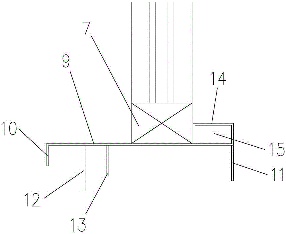 Door and window cover with multi-layer waterproof performance for thermal insulation composite exterior wall of industrialized residence