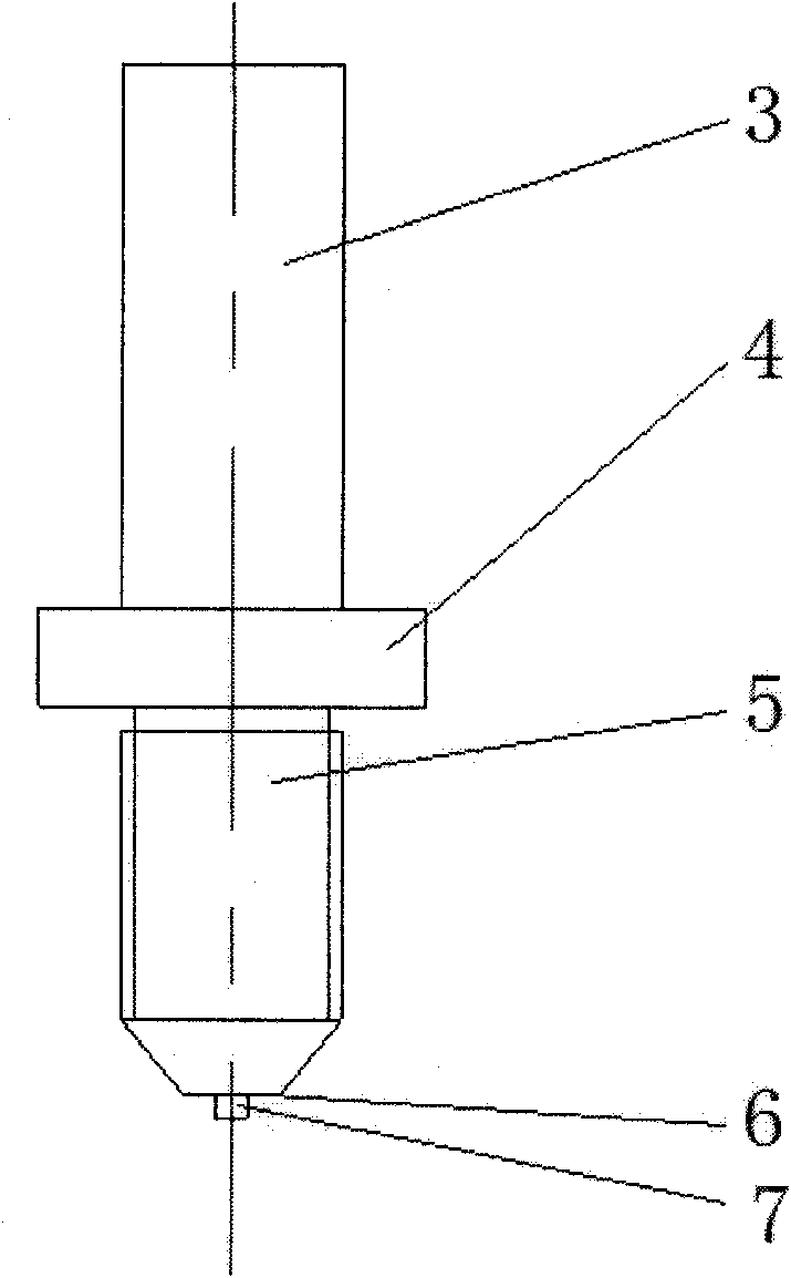 Combined friction stir welding mixing head aiming at different thicknesses of sheets