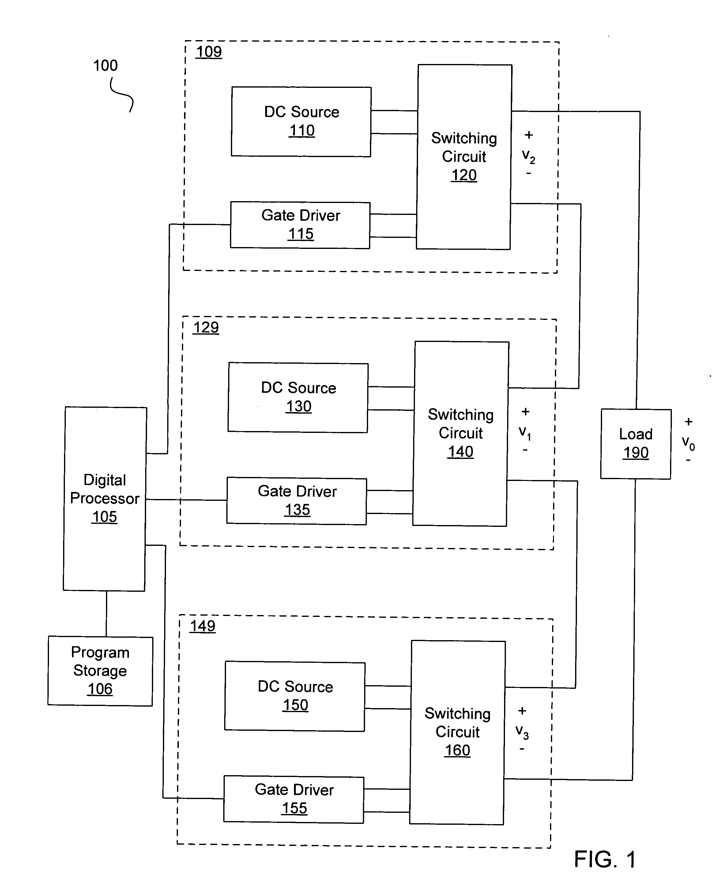 Methods and systems for simultaneous multiple frequency voltage generation