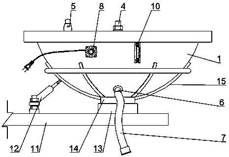 Constant-temperature double-layer shaking pot for vegetable oil water substitution method production and water substitution method process method