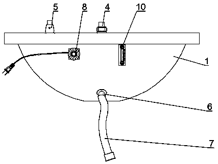 Constant-temperature double-layer shaking pot for vegetable oil water substitution method production and water substitution method process method