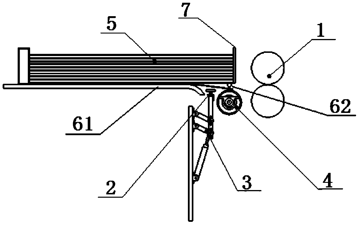 A pvc louver automatic printing machine and its working method