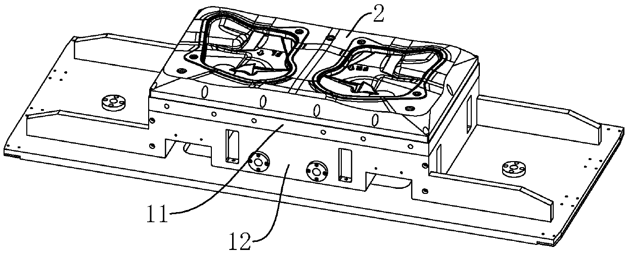 Production method for EVA waterproof membrane, and plastic suction die thereof