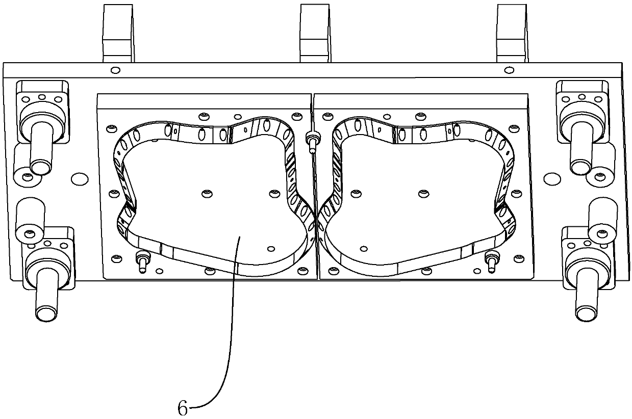 Production method for EVA waterproof membrane, and plastic suction die thereof