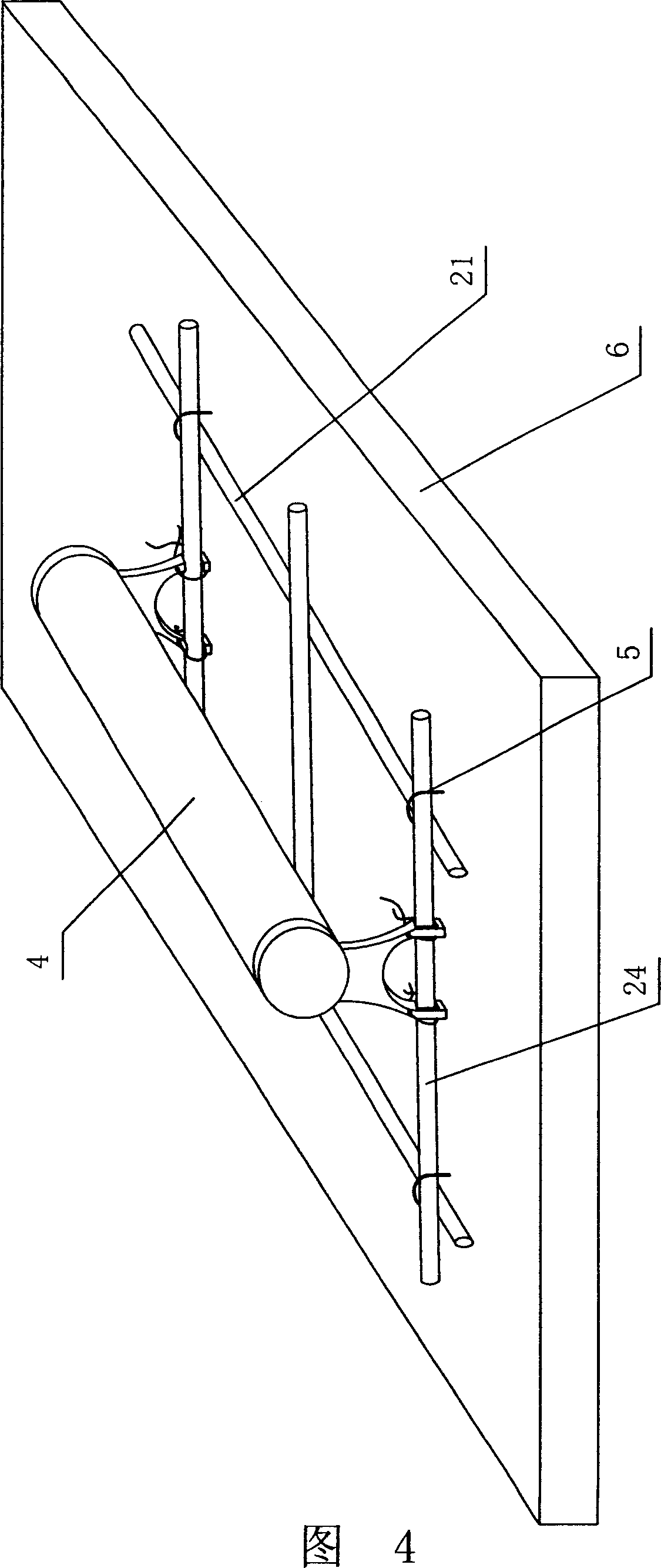 Cast-in-situ reinforced concrete hollow slab and construction method thereof