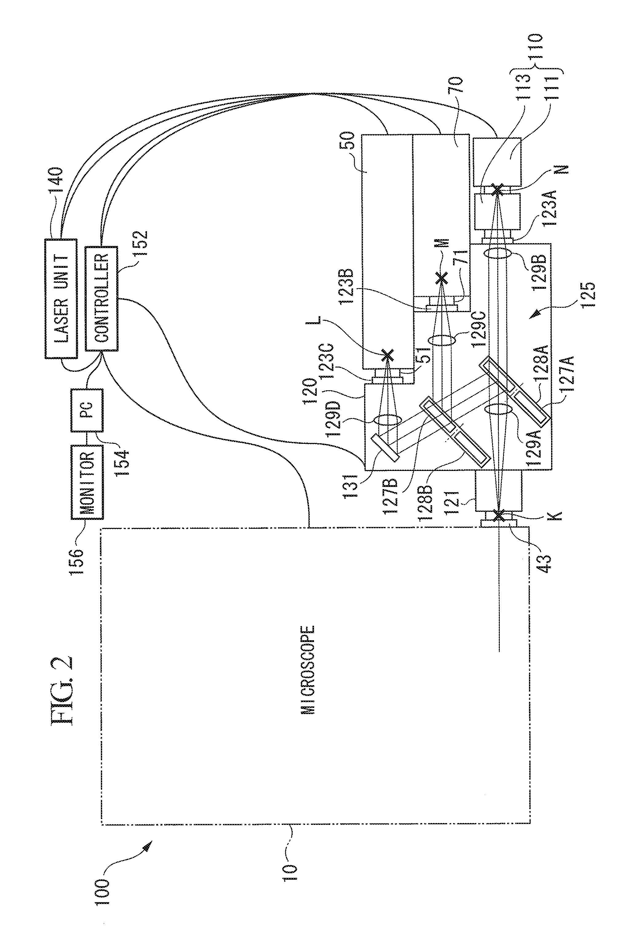 Microscope connecting unit and microscope system