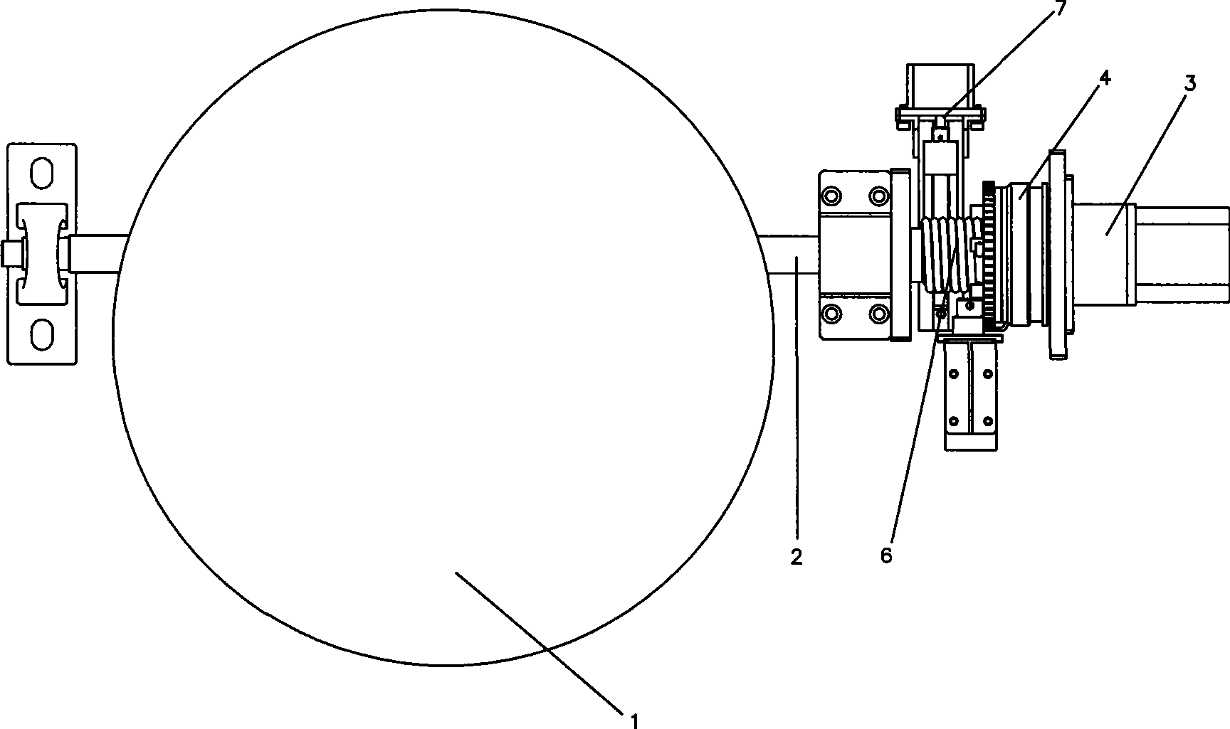 Device for turning pan and automatic/semiautomatic cooking device