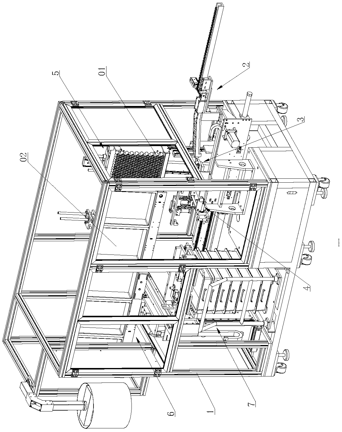 an automatic rewinding machine