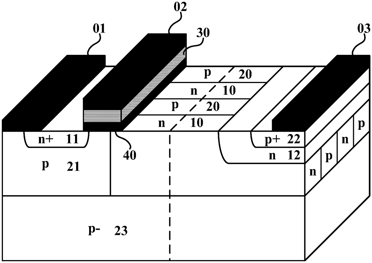 High-speed superjunction lateral insulated gate bipolar translator