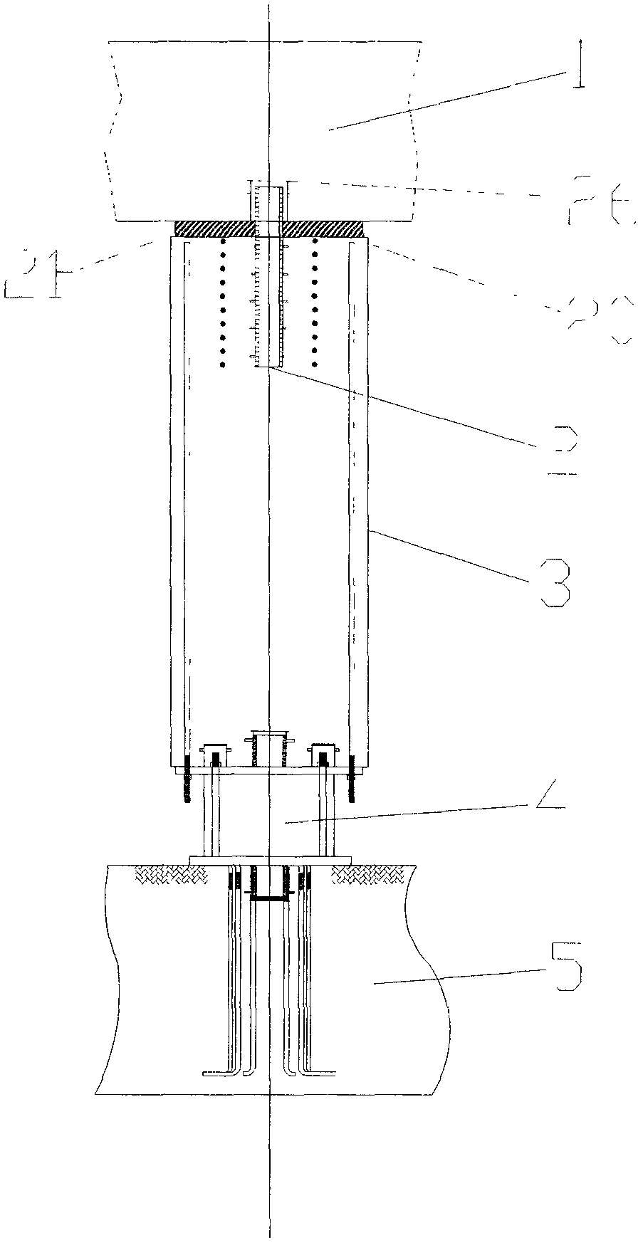 A novel prefabricated detachable and repairable aseismic bridge column structure system and implementation method thereof