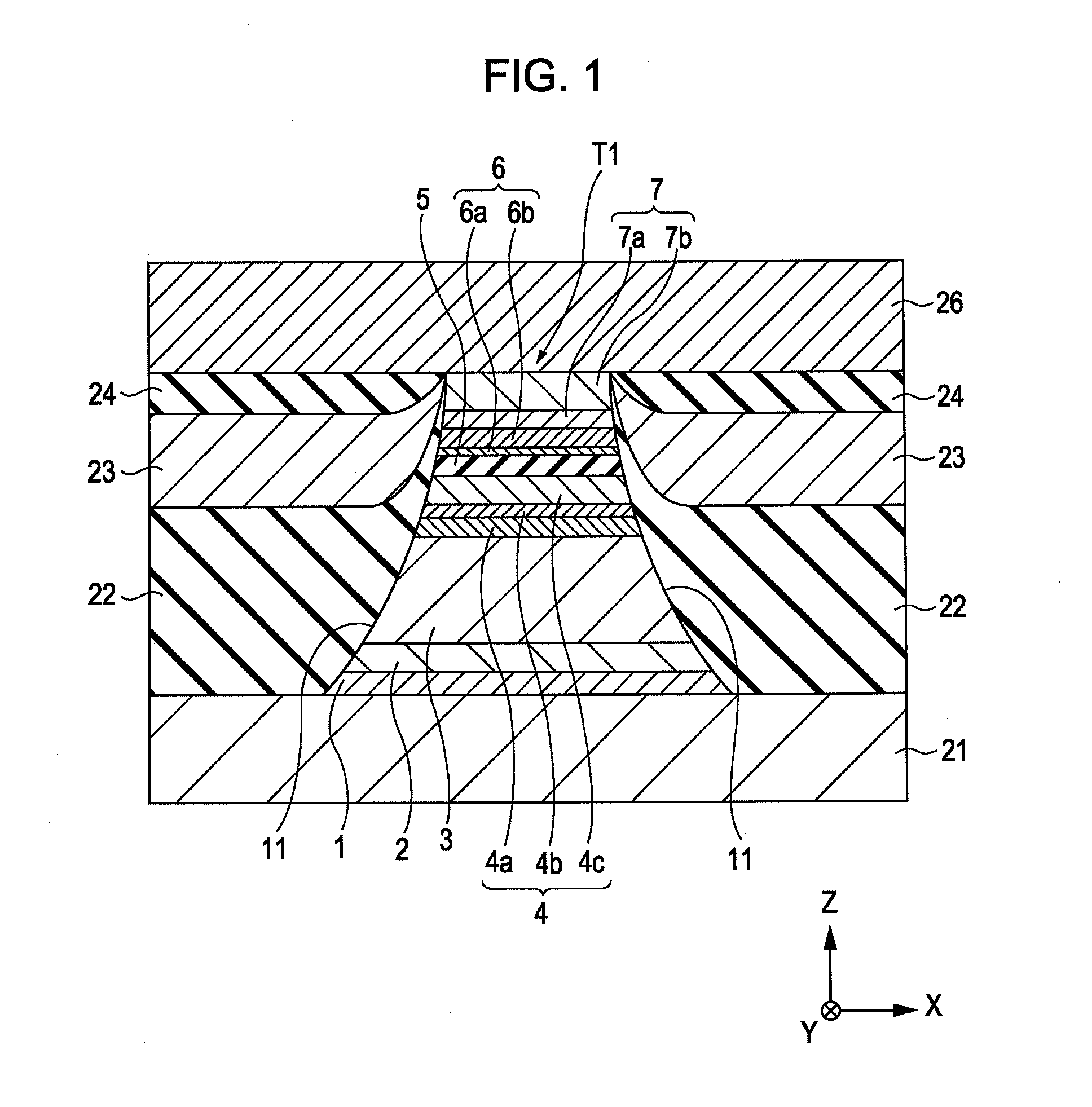 Tunneling magnetic sensing element and method for manufacturing the same