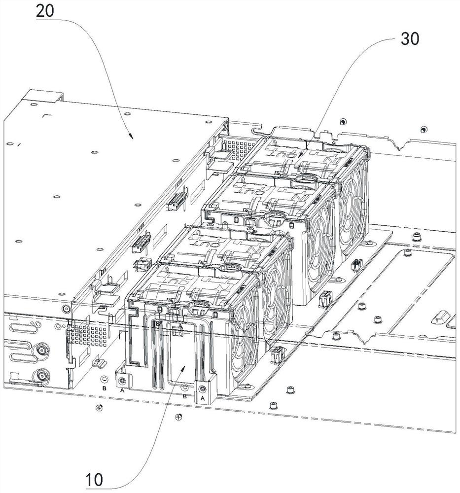 Sliding support structure and installation method thereof