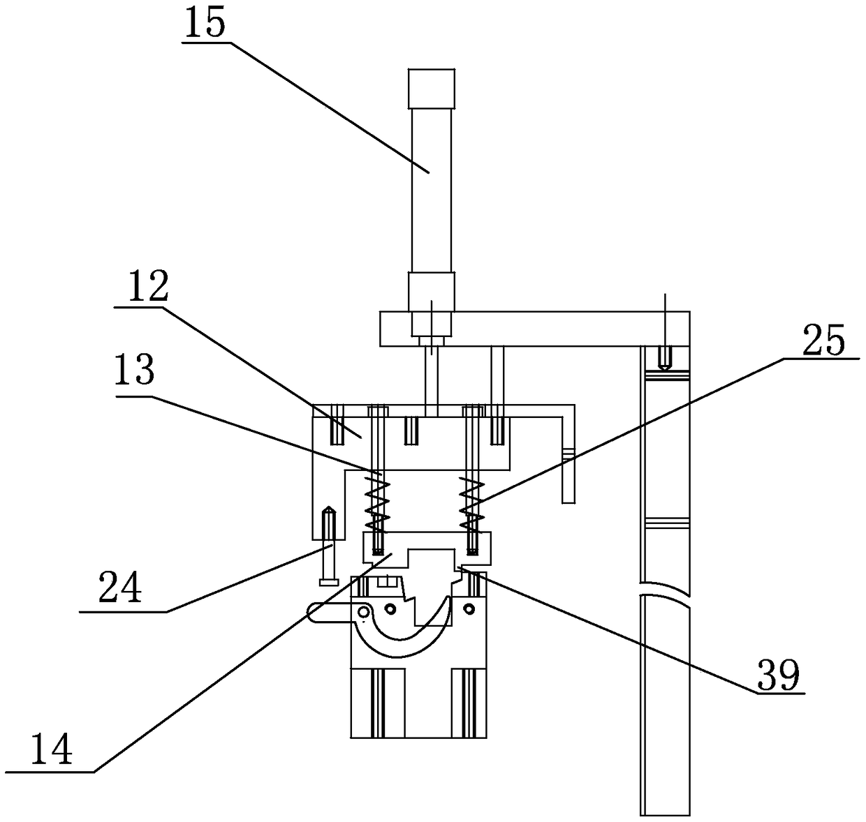 Automatic reed buckling machine