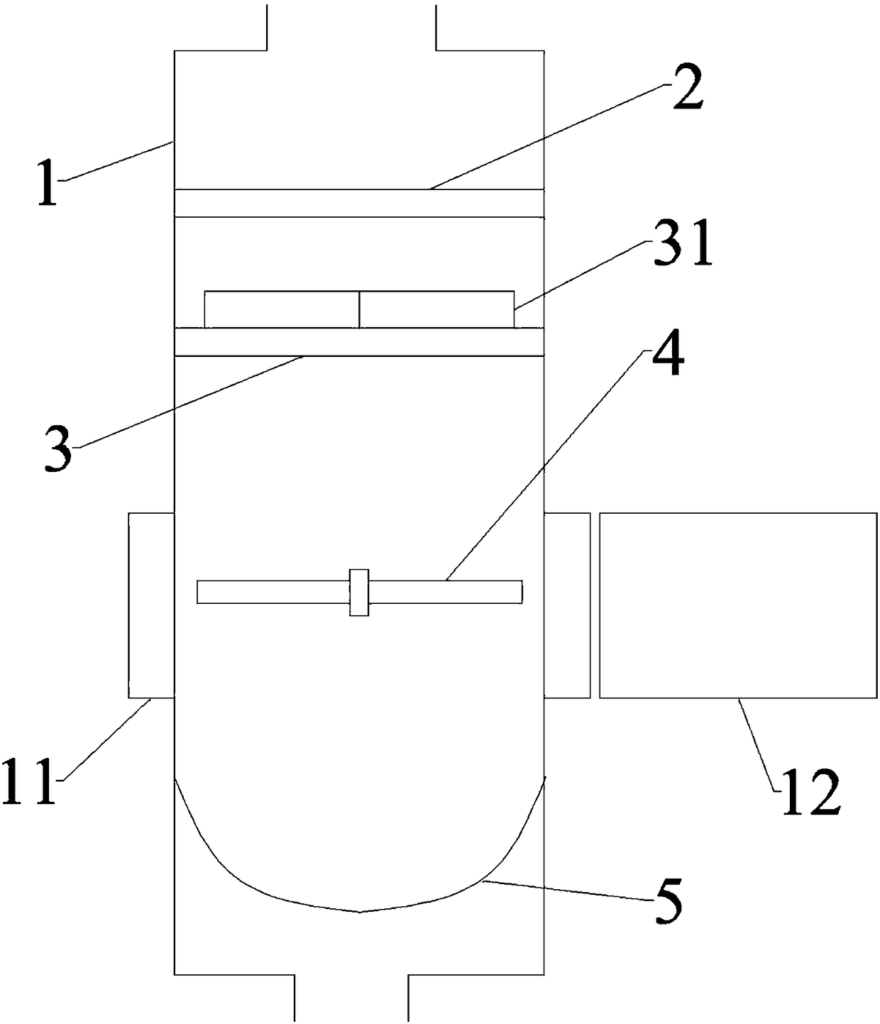 Honey mixing tank