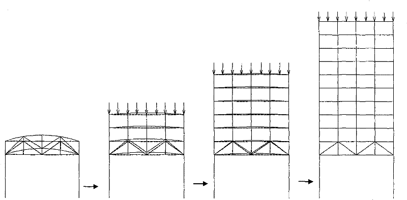 Device and method for elevation synchronous compensation for super-high structure construction