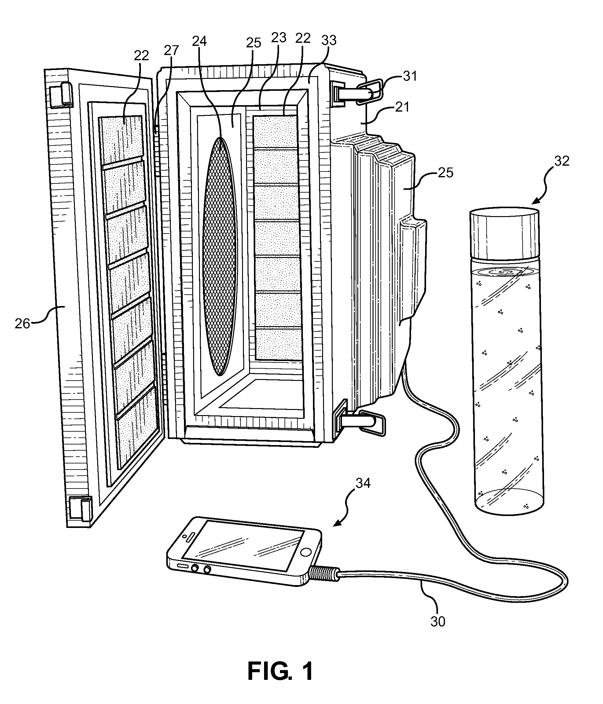 Audio device for altering water structure