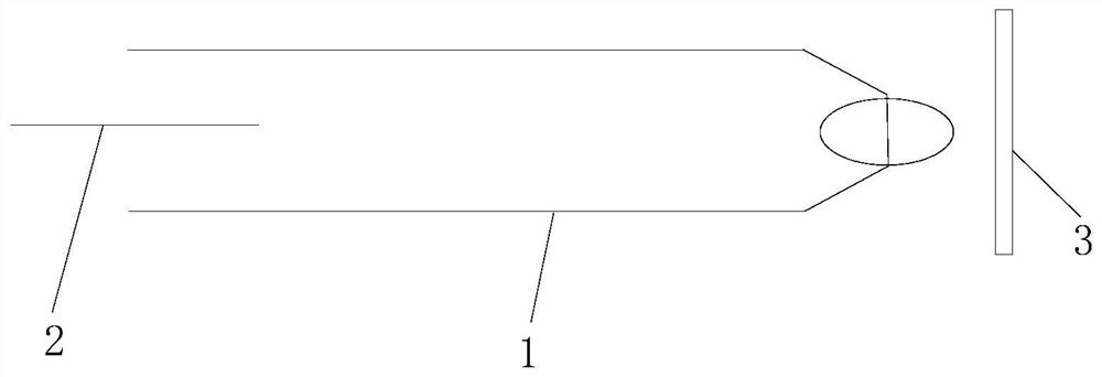 Mass spectrum interface structure and mass spectrum analyzer