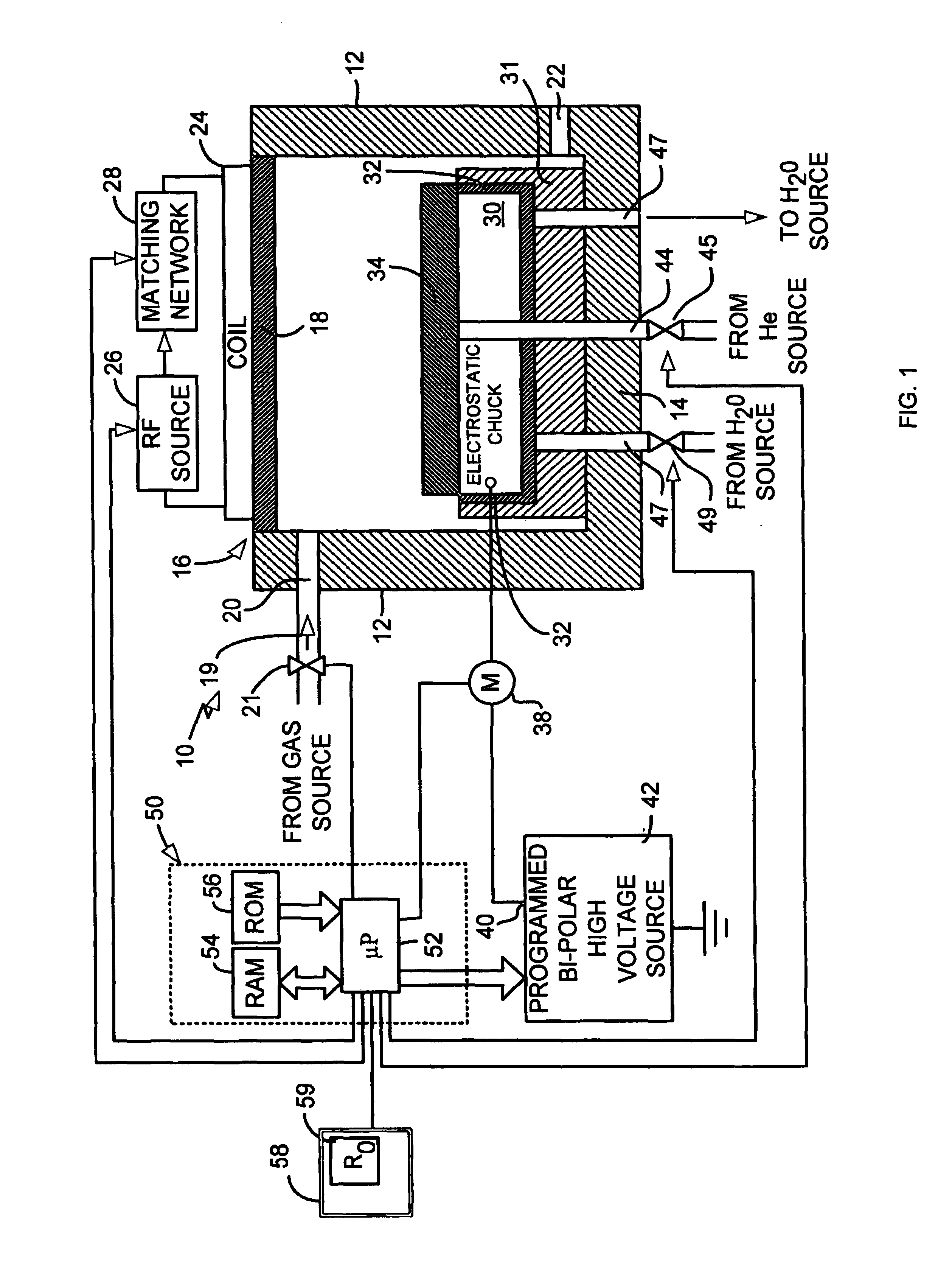 System and method for dechucking a workpiece from an electrostatic chuck