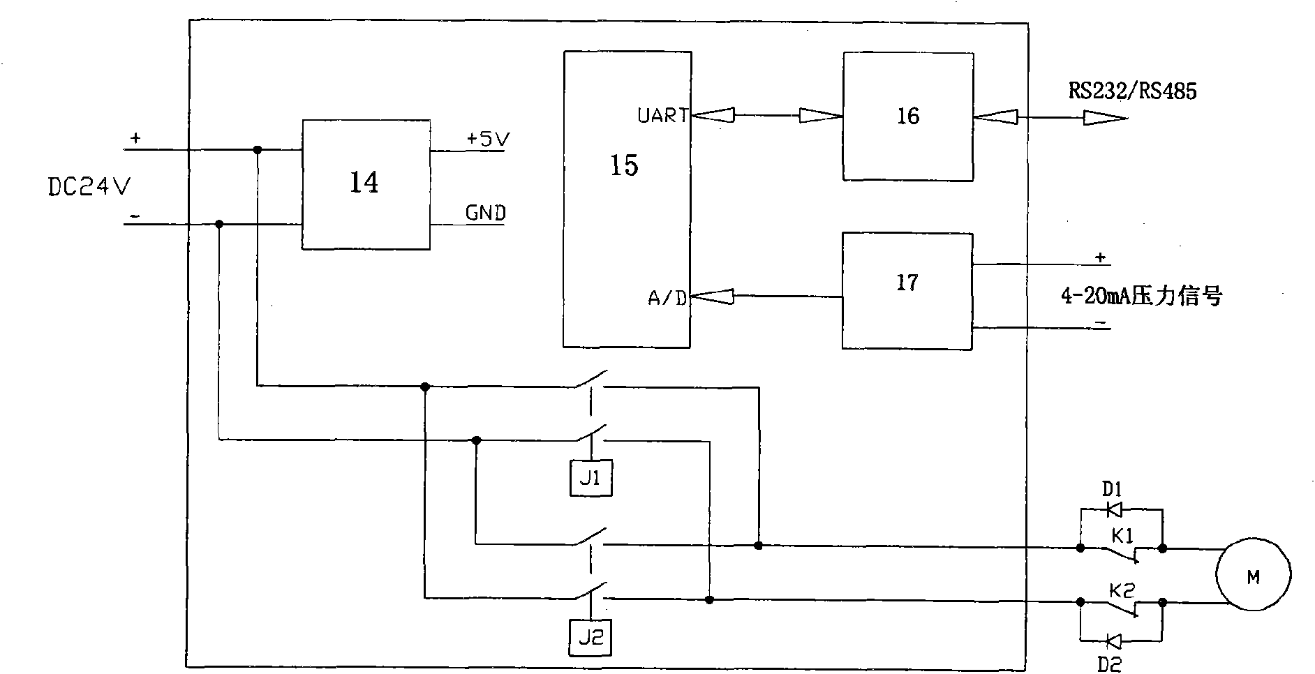 Electric auto-control pressure regulating valve for micro-reaction equipment