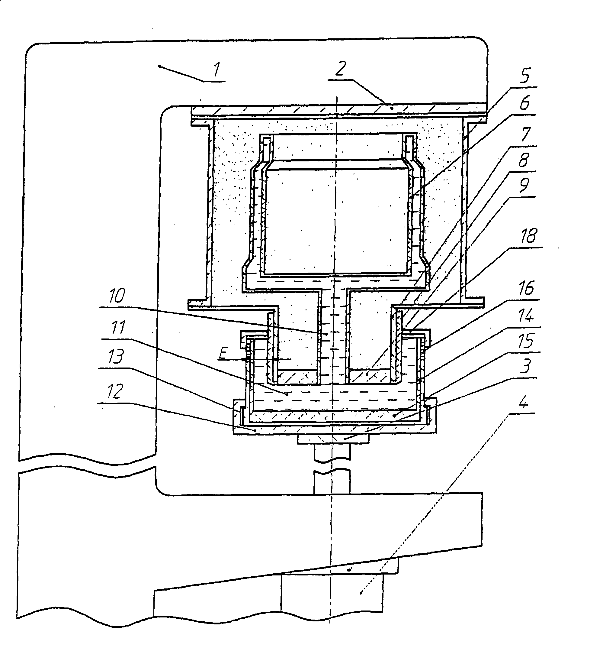 Lost-wax method associated with piezocrystallisation and a device for carrying out said method