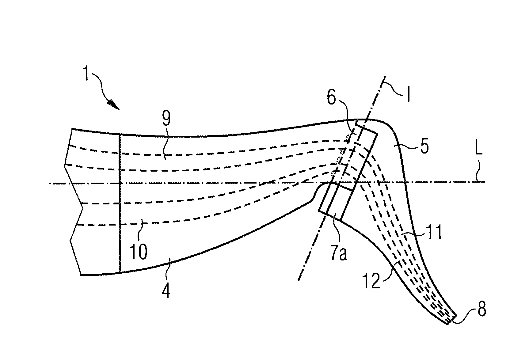 Medical handset and exchangeable nozzle for the same