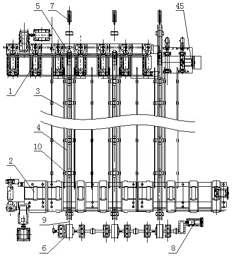 A lift-type rolling steel limit mechanism and its section steel inspection system