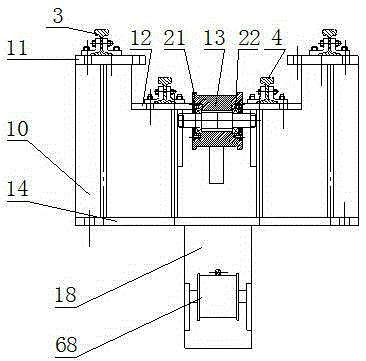 A lift-type rolling steel limit mechanism and its section steel inspection system