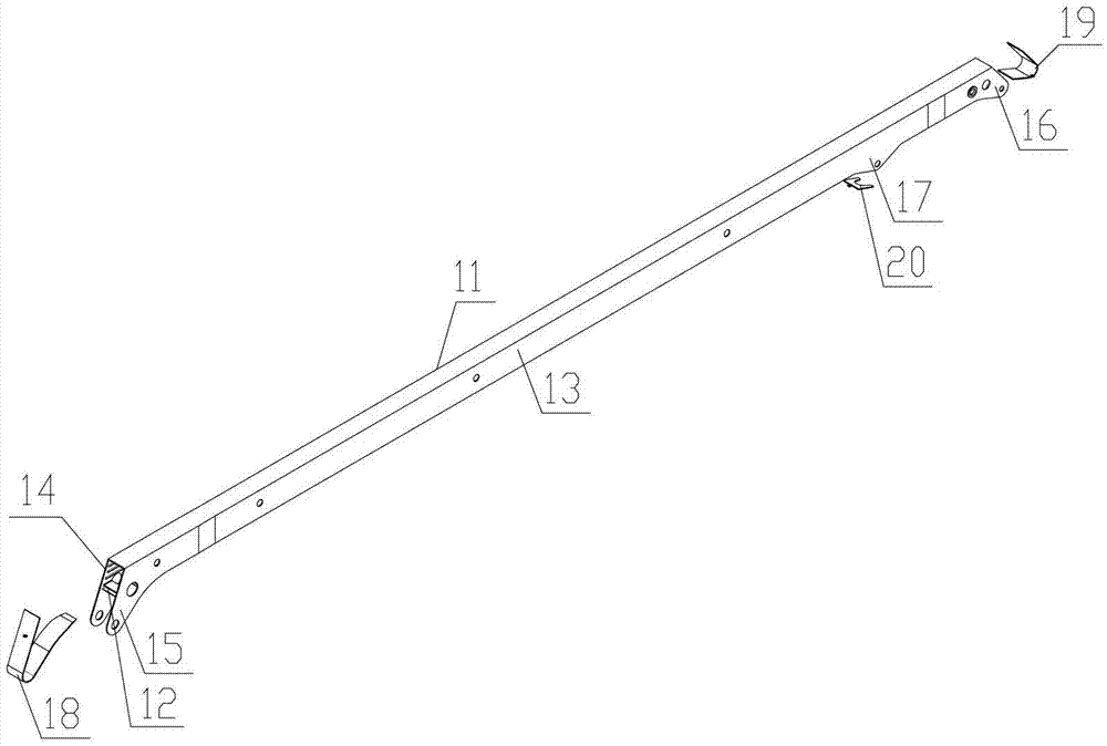 A cloth arm frame, a method for manufacturing a cloth arm frame, and a pumping device